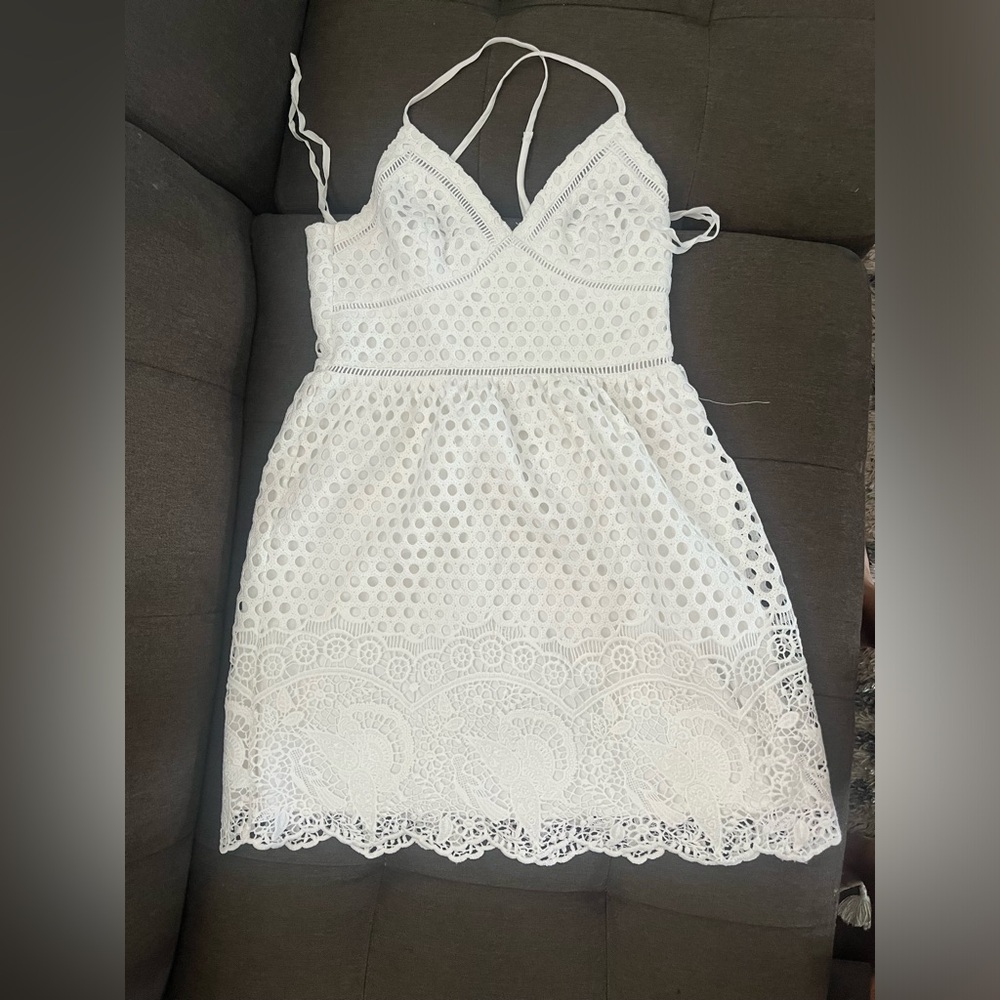 White Abercrombie dress